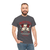 Monsters Skull Guardians Gothic Horror Unisex Heavy Cotton Tee Dark Graphic Halloween Streetwear Bold Vintage Skull T Shirt