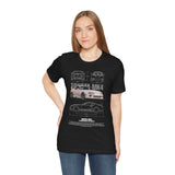 Toyota MK4 Blueprint Tee – Supra MK4 Sports Car MK4 Japanese Performance Coupe Inspired Graphic T Shirt JDM Street Racing Culture Automotive Icon Art Unisex Tee