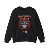 Strategic Warrior Unisex Sweatshirt Bold Samurai Graphic Streetwear for Focused Hustlers, Visionaries, and Alpha Souls