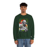 Wicked Supreme Unisex Heavy Blend Crewneck Sweatshirt Statue Art Graphic Pullover Bold Supreme Inspired Streetwear Vintage Aesthetic Fashion