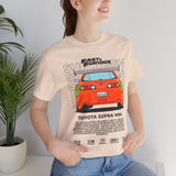 Legendary Orange Street Machine Rear View Unisex Heavy Cotton Tee Powerful JDM Inspired Car Art Graphic Shirt for Collectors and Gearheads