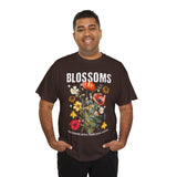 Blossoms Floral Graphic Unisex Heavy Cotton Tee Comfortable Streetwear Timeless Charm Motivational Nature Inspired T Shirt Perfect Gift for Garden Lovers Friends Birthdays Casual Everyday Wear