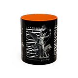 Inspire Strength Ignite Courage Ceramic Mug Motivational Coffee Cup Bold Graphic Durable Everyday Drinkware