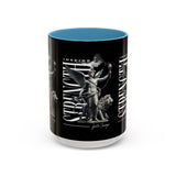 Inspire Strength Ignite Courage Ceramic Mug Motivational Coffee Cup Bold Graphic Durable Everyday Drinkware