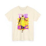 The Court Monarch Unisex Heavy Cotton Tee Basketball Power Graphic Shirt Streetwear for Athletes Hustlers and Motivational Sports Lovers