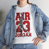 Air Jordan Sky Legend Unisex Heavy Cotton Tee Bold Athletic Streetwear Design Inspirational Basketball Dunk Artwork Motivational Sports Graphic Tee For Dreamers And Hustlers