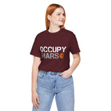 Mars Exploration Unisex Heavy Cotton Tee Bold Space Graphic Shirt Futuristic Sci Fi Adventure Design Inspiring Gift for Space Lovers and Dreamers