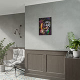 Jocker Sinister Grin Glossy Poster Dark Gothic Wall Art Psychological Expression Bold Horror Design Cinematic Home Decor Collector Piece For Visionary Creatives And Fearless Souls