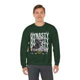 Dynasty Statue Graphic Unisex Heavy Blend Crewneck Sweatshirt Greek Sculpture Butterfly Streetwear Art Inspired Pullover