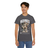 Hermes Greek Mythology Unisex Heavy Cotton Tee Ancient God of Communication and Travel Streetwear Graphic T Shirt