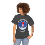 Rocket Science Rocks Unisex Heavy Cotton Tee Space Exploration T Shirt Astronomy STEM Education Science Lover Gift Astronaut Geek Nerd Graphic Top