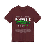 Porsche 911 Green Monster Racing Car Graphic Unisex Heavy Cotton Tee High Performance Speed Machine Streetwear Shirt for Car Enthusiasts