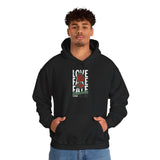 Love Fake Friendship Rose Graphic Hoodie Comfortable Unisex Sweatshirt Bold Statement Streetwear Pullover Empowering Artistic Floral Design for Self Expression Perfect Gift for Friends Birthdays Parties Cozy Days Casual Wear