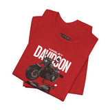 Harley Davidson Fat Bob Inspired Cruiser Motorcycle Graphic Unisex Heavy Cotton Tee Premium Biker Streetwear T Shirt for Riders Enthusiasts Everyday Wear