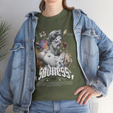 Sadness Graphic T Shirt Unisex Heavy Cotton Tee Greek Statue Art Design Emotional Aesthetic Streetwear Vintage Gothic Fashion Artistic Expression Top