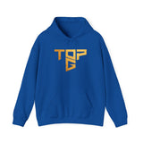 Top G Andrew Tate Graphic Hoodie Black Unisex Streetwear Motivational Hustle Pullover Sweatshirt Gold Typography Design