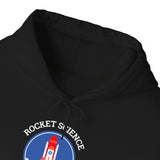 Rocket Science Rocks Hoodie Unisex Heavy Blend Sweatshirt Space Exploration STEM Education Astronomy Science Gift Nerd Geek Astronaut Graphic Pullover