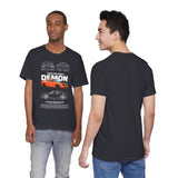 Firestorm Muscle Car Blueprint Design Unisex Heavy Cotton Tee Powerful Retro Performance Art Shirt for Streetwear Lovers & Collectors