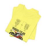 YZF R6 Inspired Unisex Heavy Cotton Tee Racing Superbike Motorcycle Streetwear Graphic Shirt For Riders Speed Lovers Track Day Fans Gift