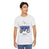 YZ Motocross Dirt Bike Blueprint Graphic Unisex Heavy Cotton Tee Off Road Racing Inspired Streetwear Gift for Riders and Bike Lovers