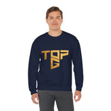 TopG Graphic Unisex Heavy Blend Crewneck Sweatshirt Motivational Hustler Streetwear Fitness Entrepreneur Alpha Mindset Pullover