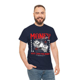 Money Motivation Hustler Mindset Graphic Print Unisex Heavy Cotton Tee Streetwear Power T Shirt