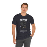 Harley Davidson Fat Bob Inspired Cruiser Motorcycle Graphic Unisex Heavy Cotton Tee Premium Biker Streetwear T Shirt for Riders Enthusiasts Everyday Wear