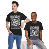 Feel The Shockwave Horizon Force Airplane Graphic Unisex Heavy Cotton Tee Military Aviation Streetwear T Shirt