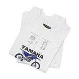 YZ250 Inspired Motocross Blueprint Unisex Heavy Cotton Tee Racing Dirt Bike Graphic Streetwear Gift