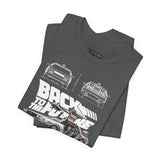 Futuristic Retro Sci Fi Time Travel Car Blueprint Art Unisex Heavy Cotton Tee Premium Streetwear For Vintage Car Lovers Collectors And Enthusiasts