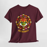 Unisex Kathakali T Shirt Kerala Traditional Dance Art Graphic Tee Indian Culture Festival Onam Heritage Malayalam Performance Heavy Cotton Top