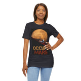 Mars Explorer Astronaut Unisex Heavy Cotton Tee Futuristic Space Adventure Graphic Shirt Inspiring Sci Fi Design Perfect Gift for Dreamers and Space Lovers