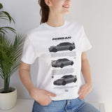 Japanese Performance Skyline Style Coupe Unisex Streetwear Tee High Speed Racing Car Graphic Shirt JDM Culture Drift Inspired Automotive Art Design Urban Fashion For Car Lovers