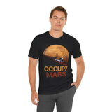 Mars Explorer Astronaut Unisex Heavy Cotton Tee Futuristic Space Adventure Graphic Shirt Inspiring Sci Fi Design Perfect Gift for Dreamers and Space Lovers