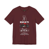 Italian Streetfighter Inspired Naked Motorcycle Graphic Unisex Heavy Cotton Tee Premium Racing Streetwear T Shirt for Riders Bikers Enthusiasts Everyday Wear