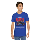 Italian Supermoto Inspired Hypermotard Style Motorcycle Graphic Unisex Heavy Cotton Tee Premium Racing Streetwear T Shirt for Riders Bikers Enthusiasts and Everyday Wear