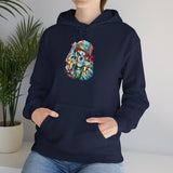 Skeleton Hustler Unisex Hoodie Bold Graphic Streetwear For Fearless Hustlers, Dreamers, And Street Legends