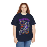 Mamba Unisex Heavy Cotton Tee Bold Serpent Power Graphic Streetwear Design Athletic Hustle Energy Inspired TShirt Symbol of Strength Resilience and Inner Mastery