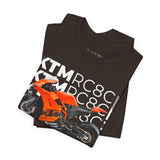 KTM RC 8C Track Inspired Unisex Heavy Cotton Tee Racing Superbike Graphic Streetwear Motorsport Fan T Shirt