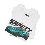 Formula One Safety Car Inspired Motorsport Graphic Unisex Tee High Performance Racing Streetwear Track Day Apparel Pace Car Design For Racing Fans Speed Culture Enthusiasts