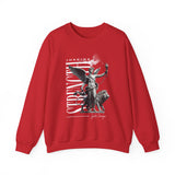 Inspire Strength Ignite Courage Unisex Crewneck Sweatshirt Premium Motivational Streetwear Bold Statue Graphic