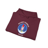 Rocket Science Rocks Hoodie Unisex Heavy Blend Sweatshirt Space Exploration STEM Education Astronomy Science Gift Nerd Geek Astronaut Graphic Pullover