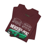 Mercedes Benz AMG GT Inspired Illustrated Sports Car Graphic T Shirt Luxury Performance Coupe Automotive Streetwear Unisex Heavy Cotton Tee High Speed Racing Lifestyle Gift For Car Enthusiasts