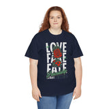 Love Fake Friendship Rose Graphic Unisex Heavy Cotton Tee Bold Statement Streetwear T Shirt Empowering Artistic Floral Design for Self Expression Perfect Gift for Friends Birthdays Parties Casual Wear