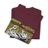 Money Power Unisex Heavy Cotton Tee Bold Dollar Stack Graphic Neon Green Streetwear Aesthetic Hustle Mindset Motivational T Shirt