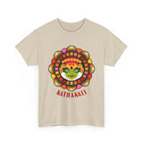 Unisex Kathakali T Shirt Kerala Traditional Dance Art Graphic Tee Indian Culture Festival Onam Heritage Malayalam Performance Heavy Cotton Top