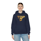Top G Andrew Tate Graphic Hoodie Black Unisex Streetwear Motivational Hustle Pullover Sweatshirt Gold Typography Design