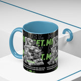 Money Mindset Accent Coffee Mug 11oz 15oz Motivational Hustle Grind Wealth Entrepreneur Graphic Ceramic Mug Bold Streetwear Inspired Success Lifestyle Cup