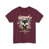 Death Silence Skull Fire Graphic Unisex Heavy Cotton Tee Gothic Horror Streetwear Bold Vintage Dark Flame Skull T Shirt