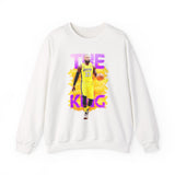 The Court Monarch Unisex Sweatshirt Motivational Basketball Streetwear Bold Athletic Pullover for Champions Dreamers and Sports Lovers